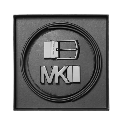 Set Thắt Lưng Nam Michael Kors MK 4-in-1 Signature Logo Belt Box Set 39S4LBLY4B Màu Đen