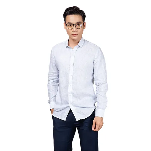 Áo Sơ Mi Nam F2 Fashion & Freedom Linen SMM137-TS-S-0619 Màu Trắng Size S