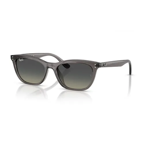 Kính Mát Unisex Rayban 0RB4474D 667511 Transparent Dark Grey Màu Xám Đậm