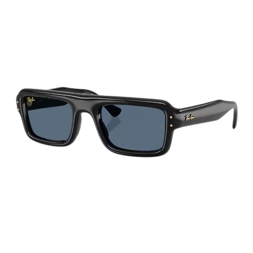 Kính Mát Unisex Rayban 0RB4954 601/80 Black Dark Blue Màu Đen Xanh