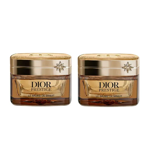 Combo 2 Kem Dưỡng Da Ban Đêm Tái Tạo, Săn Chắc Da Dior Prestige Le Baume De Minuit Mini (2 x 5ml)