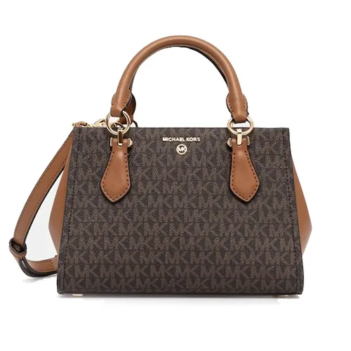 Túi Đeo Chéo Nữ Michael Kors MK Borsetta Colore Marrone Bag 32F2G6AC1B Màu Nâu