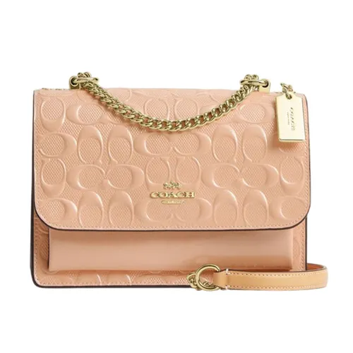 Túi Đeo Chéo Nữ Coach Klare Crossbody Bag In Signature Leather CDA97 Màu Hồng Cam Đào