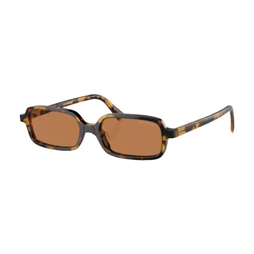 Kính Mát Nữ Miu Miu Sunglasses 0MU 11ZSF VAU2Z1 Màu Nâu Havana