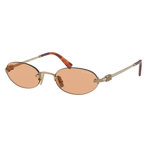 Kính Mắt Cận Nữ Miu Miu Brass Orange 0MU A54S 7OE90X Màu Cam Nâu