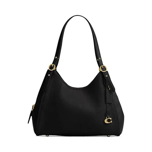Túi Đeo Vai Nữ Coach Bella Medium Leather Shoulder Bag Màu Đen