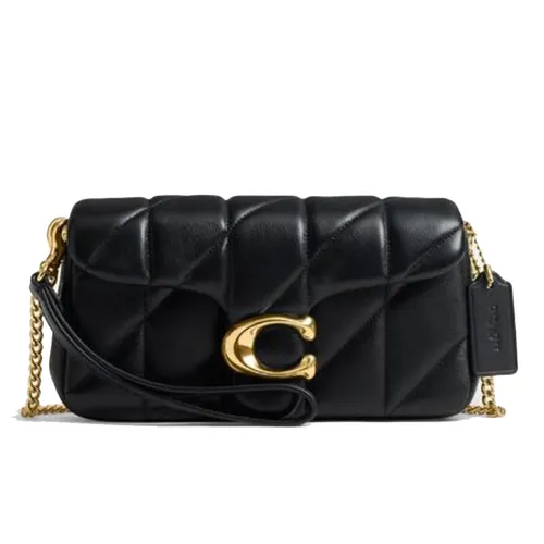 Túi Đeo Vai Nữ Coach Tabby Chain Crossbody Bag 19 With Quilting Black CBH23 Màu Đen