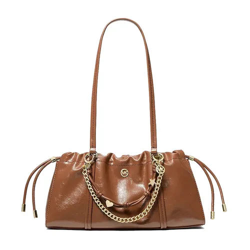 Túi Đeo Vai Nữ Michael Kors MK Matilda Small Cinched Shoulder Bag 35T6GMTL6U Màu Nâu