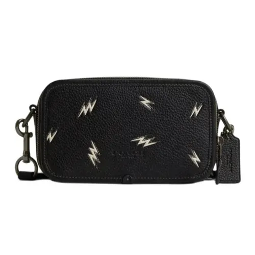 Túi Đeo Chéo Nam Coach Wyatt Crossbody Bag Black Màu Đen