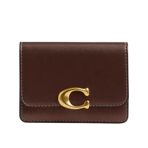 Ví Nữ Coach Bandit Card Case CH825 Màu Nâu