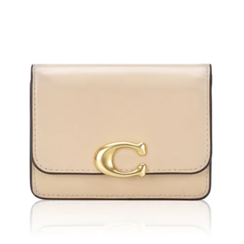 Ví Nữ Coach Bandit Card Case Ivory CH825 Màu Trắng Kem