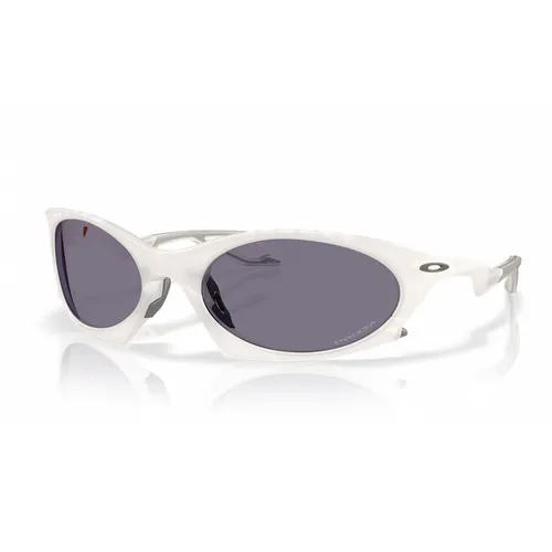 Kính Mát Oakley Plantaris Sunglasses 0OO9437 943706 Matte Vapor Prism Grey Màu Trắng/Xám