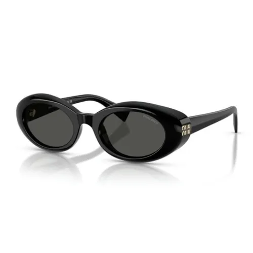 Kính Mát Miu Miu Black Dark Grey 0MU B09SF 16K08Z Màu Đen