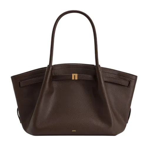 Túi Tote Nữ JW Pei Hana Medium Tote Bag Dark Brown Màu Nâu