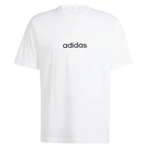 Áo Thun Nam Adidas Single Jersey Linear Essentials JE9000 Tshirt Màu Trắng Size XS