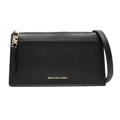 Túi Đeo Chéo Nữ Michael Kors MK Women's Black Empire Large Leather Convertible Crossbody Bag Màu Đen