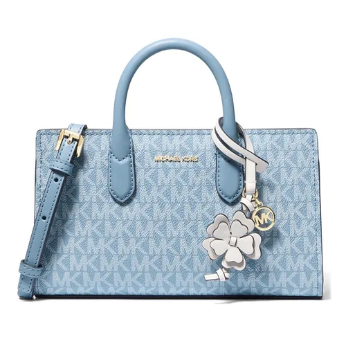 Túi Đeo Chéo Nữ Michael Kors MK Scarlet Extra-Small With Charm Crossbody Bag Màu Xanh Blue