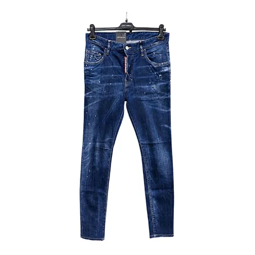Quần Jean Nam Dsquared2 Super Twinky S71LB1237 S30342 470 Màu Xanh Size 48