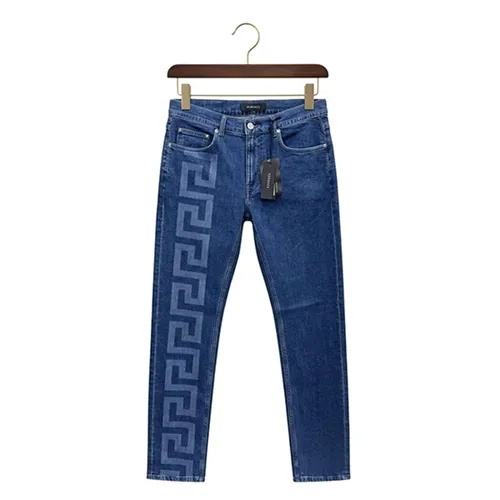 Quần Jean Nam Versace 1011840 1A05898 1D480B Màu Xanh Họa Tiết Size 33