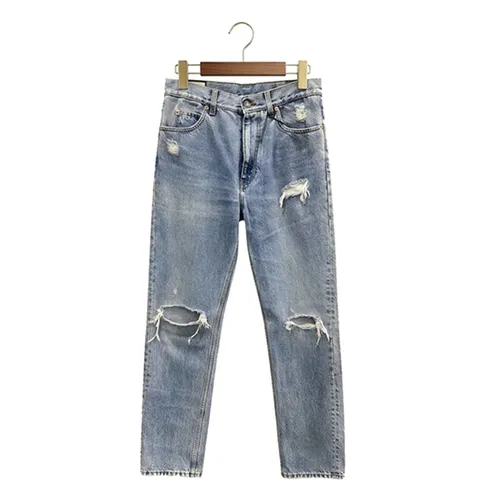 Quần Jean Nam Gucci Wash 623953 XDBFM 4009 Màu Xanh Nhạt Size 31