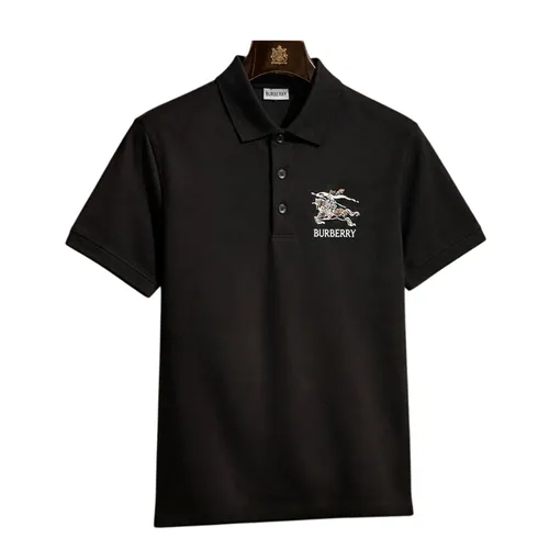 Áo Polo Nam Burberry Logo 8121965 Màu Đen Size S