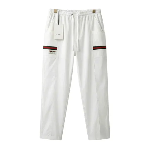 Quần Gió Nam Gucci Moon Striped Flag&nbsp;Jogger 604171 XDAX3 9061 Màu Trắng Size 46