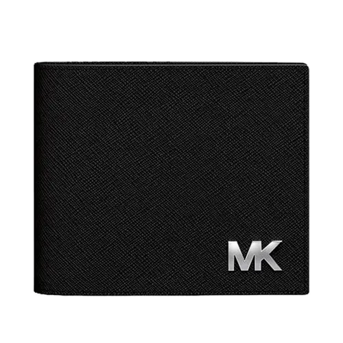 Set Ví Nam Michael Kors MK 36S5LCOF2U Leather Cooper Saffiano Billfold Wallet Màu Đen