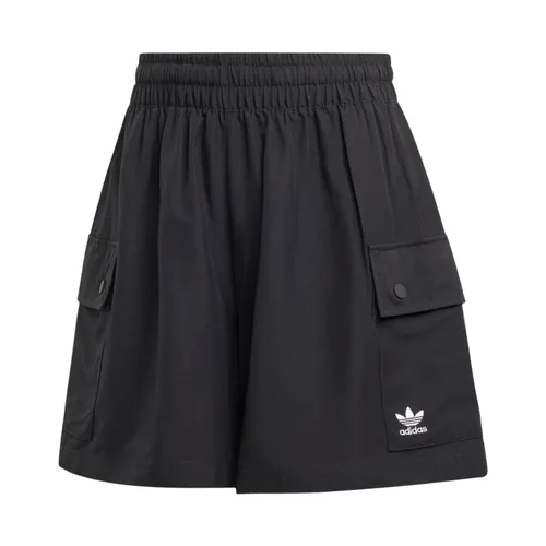 Quần Short Nữ Adidas Essentials Woven High-Waist Cargo Shorts JD1514 Màu Đen Size XS