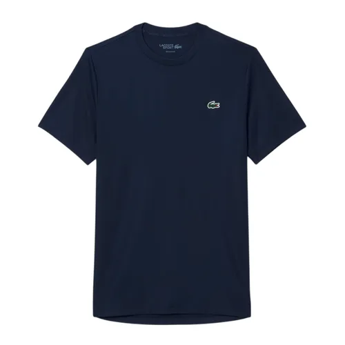 Áo Thun Nam Lacoste UV Protect Lightweight Stretch Sport TH8920 - 166 Tshirt Màu Xanh Navy Size 5