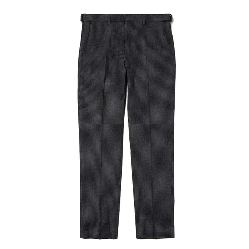 Quần Dài Nam Lacoste Slim Fit Wool Trousers HH8819 - KBR Màu Xám Đậm Size 33