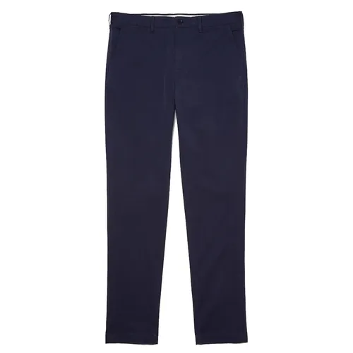 Quần Dài Nam Lacoste Men's Cotton Twill Chinos Pants HH8947 - 166 Màu Xanh Navy Size 36