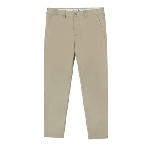 Quần Dài Nam Lacoste Men's Cotton Twill Chinos Pants HH8947 - CB8 Màu Be Size 34