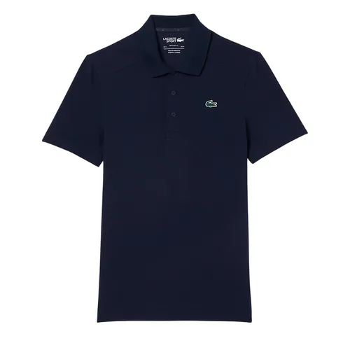 Áo Polo Nam Lacoste Men's Golf Polo Shirt Loose Fit Petit Piqué Fabric UV Protection DH8949 - 166 Màu Xanh Navy Size 3