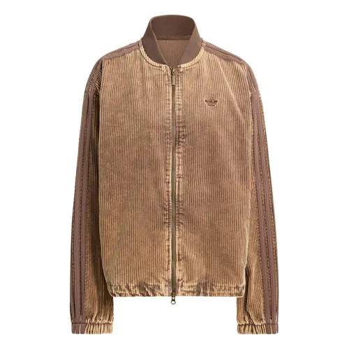 Áo Khoác Nữ Adidas SST Corduroy Jacket KD8781 Earth Strata Màu Nâu Trầm Size XS
