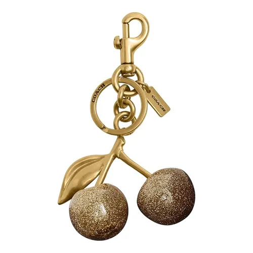 Móc Khóa Coach Resin Cherry Bag Charm Màu Vàng Gold