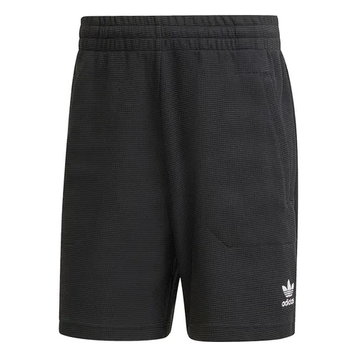Quần Short Nam Adidas Essentials Trefoil Waffle KA7764 Black Màu Đen Size S