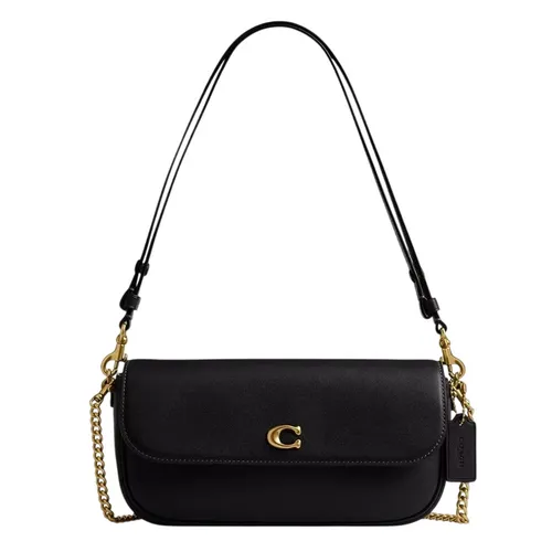 Túi Đeo Vai Nữ Coach Brook Flap Chain Bag CAN90 Black Màu Đen