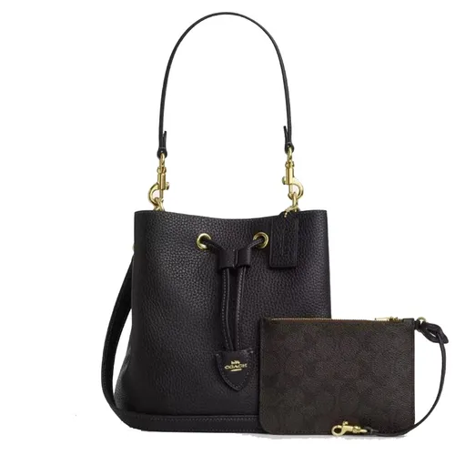 Túi Đeo Chéo Nữ Coach Rowan Bucket Bag Black CBH06 Màu Đen