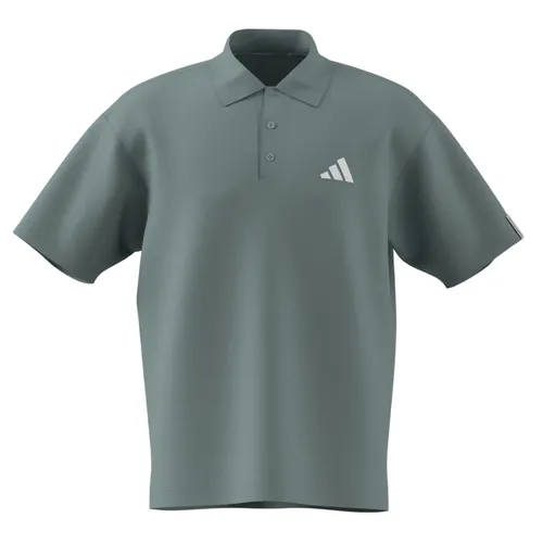 Áo Polo Nam Adidas Essentials Plus Loose Fit Small Logo Short Sleeve Polo Shirt KF1322 Màu Xanh Xám Size M