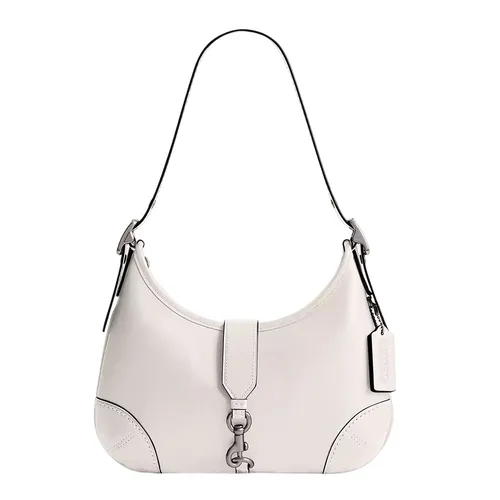 Túi Đeo Vai Nữ Coach Hamptons Hobo Bag Silver/ Chalk CW642 Màu Trắng