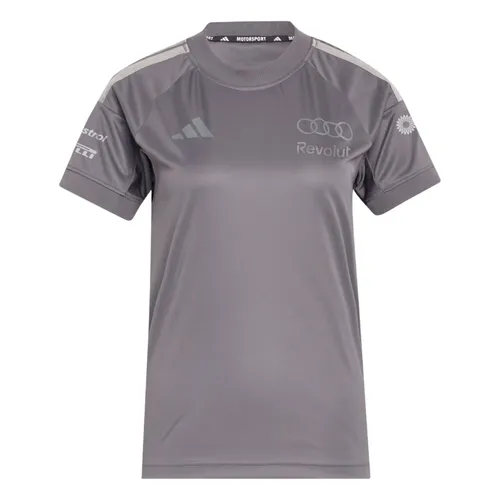 Áo Thun Nữ Adidas Audi Revolut f1 Team Driver Short-Sleeve Jersey Replica KF0941 Tshirt Màu Xám Size XS