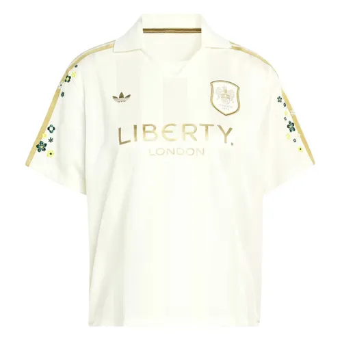 Áo Polo Nữ Adidas Originals x Liberty London Jersey KF3309 Màu Trắng Sữa Size M