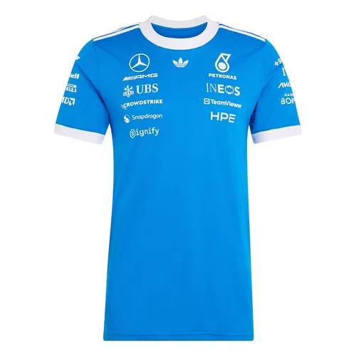 Áo Thun Nam Adidas Mercedes AMG Petronas Formula 1 Team Blue Wonder Driver Jersey KW1660 Màu Xanh Blue&nbsp;Size M