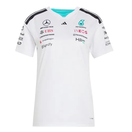 Áo Thun Nữ Adidas Mercedes-AMG Petronas Formula 1 Team Driver KF0163 TShirt Màu Trắng Size M