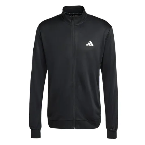 Áo Khoác Nam Adidas Track Top Workout Essentials All-Set 3-Stripes Knit KA3481 Màu Đen Size 3XL
