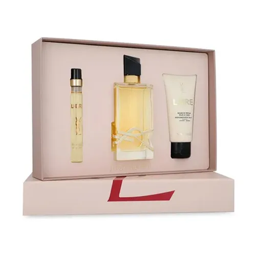 Set Nước Hoa Nữ Yves Saint Laurent YSL Libre EDP 90ml + 10ml Và Dưỡng Thể Body Lotion 50ml (3 Món)
