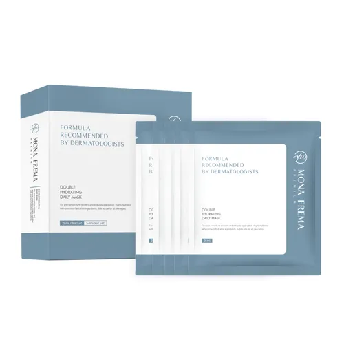 Hộp 5 Miếng Mặt Nạ Dưỡng Ẩm Chuyên Sâu Mona Frema Formula Recommended By Dermatologists Double Hydrating Daily Mask