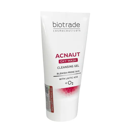 Sữa Rửa Mặt Dành Cho Da Dầu Và Mụn Biotrade Acnaut Oxy Wash Cleansing 50ml