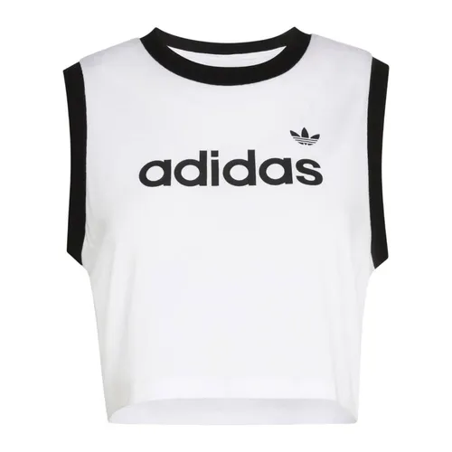 Áo Ba Lỗ Tập Luyện Nữ Adidas Tank Top Linear KC9008 Màu Trắng Size XS