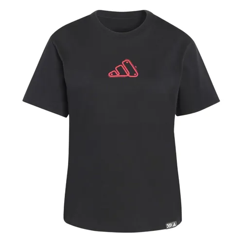 Áo Thun Nữ Adidas Graphic Adrenaline Aesthetic JZ7868 Tshirt Màu Đen Size M